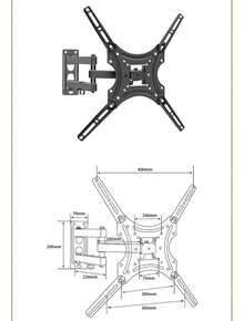 TV Mounts, Stands & Turntables - Black - View 7