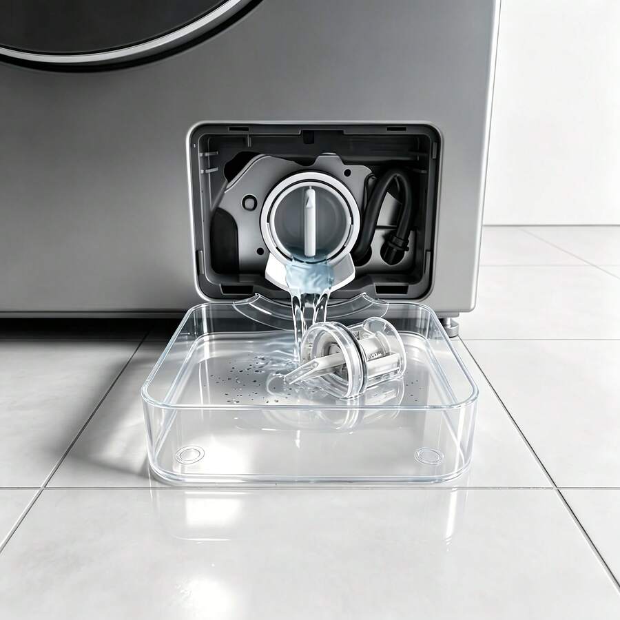 1pc Heavy Duty Washing Machine Drain Pan Replacement Funnel, Suitable For Floor Overflow Washing Machine Drain Tray, Plastic Drainage System, Suitable For Washing Machine, Suitable For Laundry Room And Bathroom Storage - Multicolor - View 1