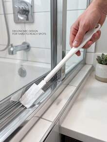 Multi-Function Gap Brush With Replaceable Brush Head, Perfect For Cleaning Kitchen Corners, Furniture Crevices, Window Gaps And Windowsills. Also Great For Cleaning Coffee Machines And Microwaves. Home Essential. - Other - View 1