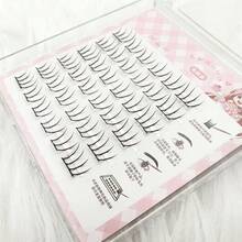 Korean Girl Group Style False Eyelashes, Multi-Specification C-Curl Segmented False Eyelashes, Suitable For Beginners' Daily Makeup - C - View 7