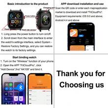 2026 Upgraded Fashion Sports Smart Watch For Women, 2.01-Inch HD AMOLED Touch Screen, 1400mAh Large Battery, LED Flashlight + SOS Flashing Mode, IPX8 Waterproof, Bluetooth Calling, AI Voice, 100+ Sports Modes, Fitness Tracking Watch, Compatible With IPhone And Android - View 12