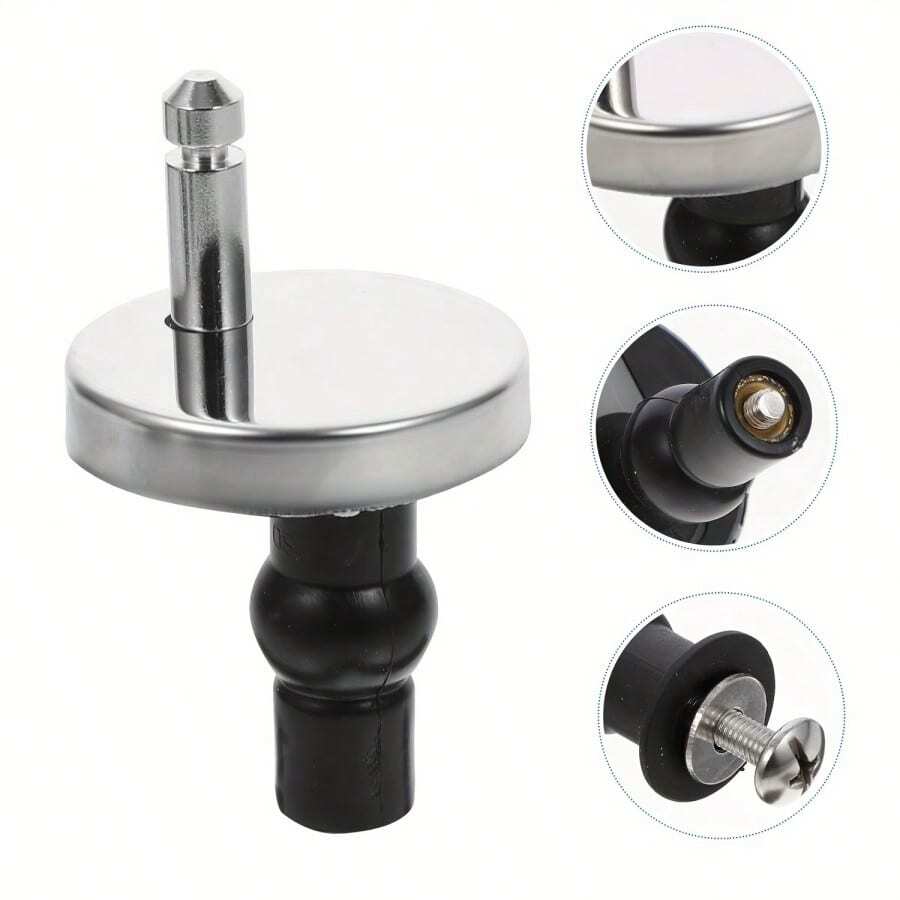 2/4pcs Toilet Seat Repair Kit, Universal Toilet Seat Bolts And Screws, For Quick Release Hinge Replacement, Fits 14mm To 16mm Holes, Easy Installation