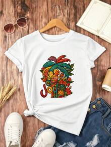 Women T-Shirts - White - View 2