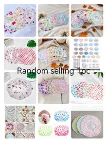 [Random Color]Multi-Purpose Waterproof Shower Cap, Reusable Hair Washing Cap & Kitchen Fume/Dustproof Cap - Thickened version - View 15