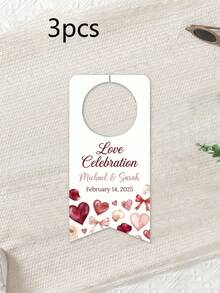Customized Water Bottle Labels, Personalized Name And Event Date, Elegant Decoration, Suitable For Weddings, Parties, Birthdays And Christenings, Ideal Gifts For Brides, Grooms And Guests, Perfect For Receptions, Bridal Showers, Engagements, Also As Toast And Souvenir Labels - Multicolor - View 78