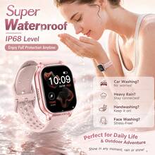 2026 Upgraded Fashion Sports Smart Watch For Women, 2.01-Inch HD AMOLED Touch Screen, 1400mAh Large Battery, LED Flashlight + SOS Flashing Mode, IPX8 Waterproof, Bluetooth Calling, AI Voice, 100+ Sports Modes, Fitness Tracking Watch, Compatible With IPhone And Android - View 8
