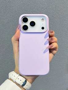 Liquid Silicone 3-Layer Full Coverage Soft Rubber Phone Case Compatible With Apple 18 Pro Max 17 Pro 17 Pro Max 17, Fresh Summer Color, Shockproof Protective Case With Anti-Scratch Microfiber Lining, Compatible With IPhone 13 11 16 Pro Max 15 14 Plus 12 11 - Lilac Purple - View 9