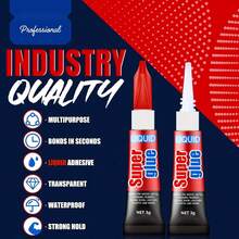 Super Glue, 12 X 3g, Liquid Instant Glue For Metal And Ceramic - Style TypeA - View 3
