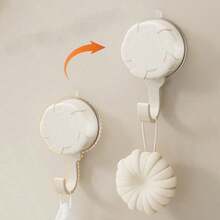 3pcs Strong Suction Cup Hooks, Suitable For Bathroom And Bedroom Organization - Sturdy And Stable, No Drilling Required, Easy Installation, Large Load Capacity, Multi-Functional Wall Storage Hooks, 3pcs Strong Suction Cup Hooks - - Hook - View 8
