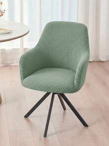1pc High Back Armchair Cover, Jacquard Stretch Bar Stool Cover, Anti-Dirt Makeup Chair Cover, Suitable For Restaurant, Home, Banquet - Multicolor - View 9