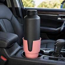 Car Cup Holder Expander, Fits 32-40oz Water Bottles, Large Car Cup Holder Adapter With U-Shaped Handle Slot, Anti-Shake Drink Holder, Suitable For Insulated Tumblers, Travel Mugs And Water Bottles - Multicolor - View 9