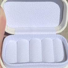 Elegant Rhinestone Mini Jewelry Storage Box, Fully Embellished With Sparkling Crystals, Portable Ring And Earring Organizer With Snap Closure, Small Jewelry Box For Women, Suitable For Travel, Daily Storage And Gift Giving - Multicolor - View 4