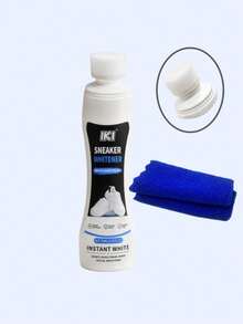Multi-Purpose White Shoe Brightening Liquid, Shoe Edge Yellow Stain Cleaner, Suitable For White Canvas Sneakers And Leather Shoes, Easy To Use - White - View 8