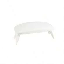 1pc High Rebound PU Nail Arm Rest Foldable, Gel Lamp Compatible Soft Cushion, Waterproof And Stain-Resistant Design, Suitable For Nail Art - White - View 10