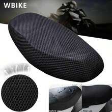 1pc Motorcycle Seat Cover 3D Mesh Protective Cover Anti-Slip Pad Mesh Anti-Slip Pad Mesh Electric Scooter Seat Cover - A - View 6