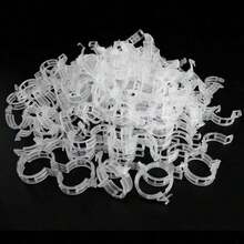 15Pcs Garden Lattice Plant Support Clips 1 Inch White Durable Plastic Vine Fixing Clips For Climbing Vegetables Flowers Tomato Cucumber Pumpkin Growth Support - 13 cm - View 5