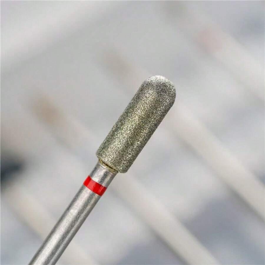 1pc 5-In-1 Professional Extended Nail Drill Bit, Easy To Use, High-End Nail Art Tool - Red - View 1