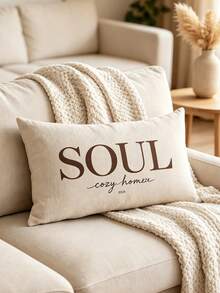 Customizable English Name Printed Pillowcase: Suitable For Living Room And Bedroom. Pillow Insert Not Included. Lightweight And Washable. Suitable For Valentine's Day, Father's Day, Mother's Day, Wedding And Various Holidays. - Multicolor - View 7