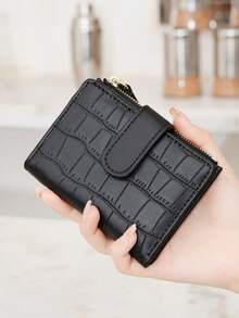 Women Wallet & Check Holder - Black - View 1
