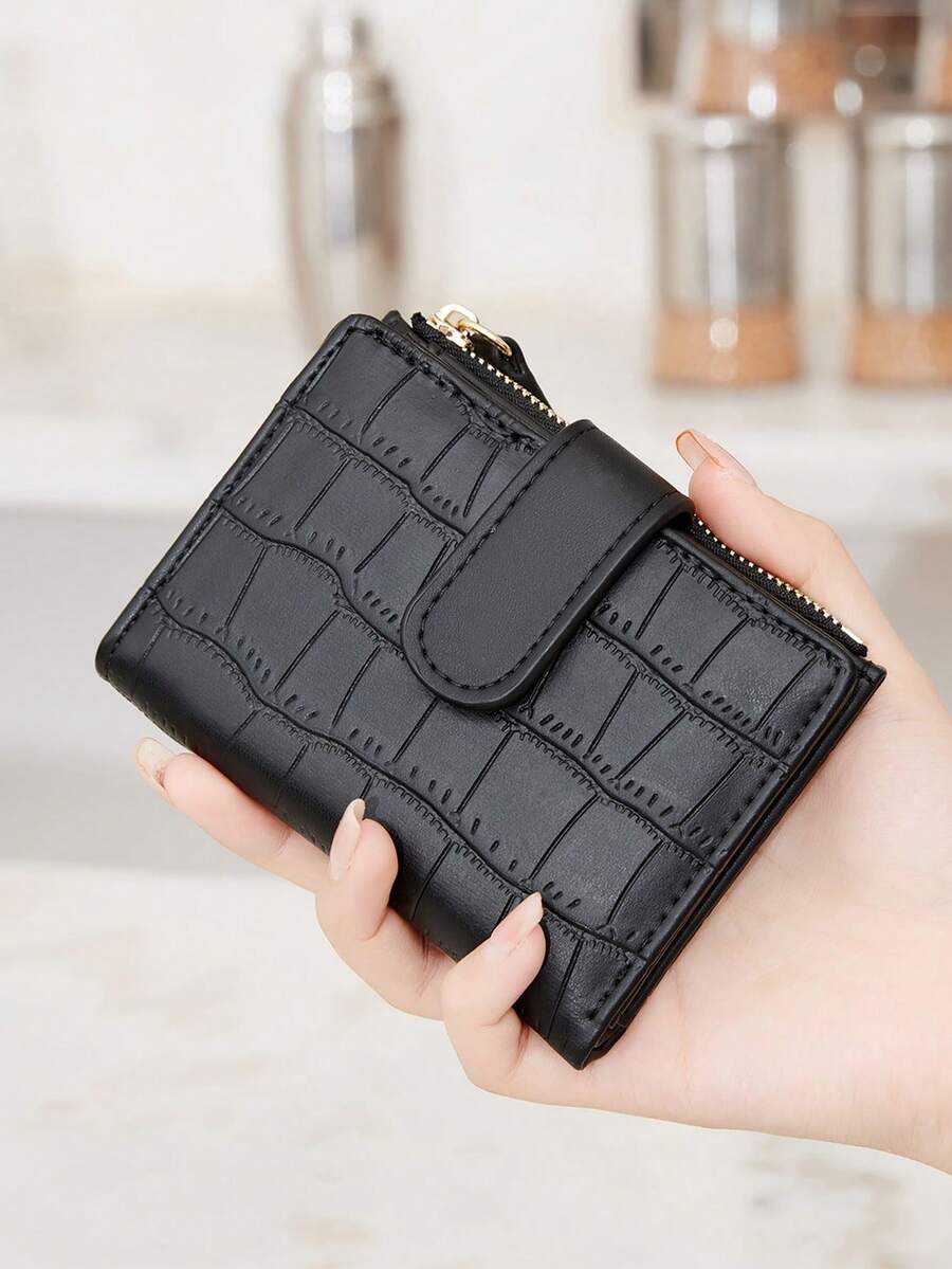 Women Wallet & Check Holder - Black - View 1