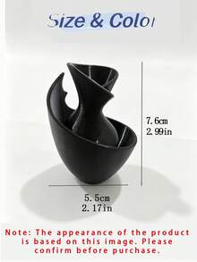 3D Printed Creative Asymmetric Dual-Compartment Small Flower Vase For Dried Flowers, Floral Arrangement Decor, Desktop And Car Interior Ornament, 3D Printed One-Piece Molded: Clear Texture And Quality, Three-Dimensional Shape, Multiple Colors Available, Neat Craftsmanship Without Burrs - Multicolor - View 11