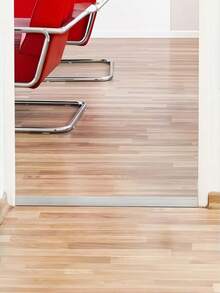 1Pc 100cm Wood Grain PVC Self‑Adhesive Floor Transition Strip,Peel And Stick Threshold Trim,Flexible Waterproof Gap Cover For Carpet Tile Vinyl Flooring,Home Floor Renovation Decor Accessory - Multicolor - View 8