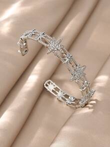 Silver Bracelet Set, Exquisite & Minimalist, Suitable For Dates, Gatherings, Party Gifts - Silver - View 8