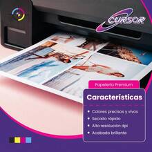 GLOSSY PHOTO PAPER LETTER 100 SHEETS CURSOR 260GSM - 100 Sheets - View 5