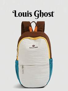 [Lightweight Contrast Color Backpack] Suitable For Urban Commuting, Weekend Getaways, Short-Distance Travel, Hiking, Trekking, Cycling Exploration... It Is Both A Vibrant Accent For Your Workplace And A Professional Companion When Exploring Nature. - Multicolor - View 2