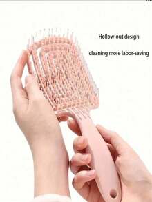 4PCS Hair Styling Brush Set, Detangling Brush, Rat Tail Comb, Edge Brush & Smoothing Brush For Slick Back Hair, Parting,Daily Styling - 4pcs - View 3
