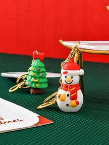 Christmas Vertical Card Sleeve -With Christmas Tree Elk And Other Styling Pendants, Student Work Certificate Dust Protective Sleeve Card Sleeve - Multicolor - View 6