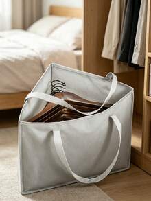 Triangle Hanger Storage Bag, Suitable For Daily Hanger Storage And Organization, Also Used For Storing Clothes In Wardrobe Corners, Space-Saving Storage For Closet Organization, Bathroom Storage, Wardrobe Storage Tool - Multicolor - View 3