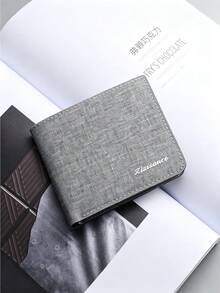 Men's Canvas Short Wallet, Lightweight And Portable, With Multiple Card Slots, Suitable For Daily Commute, Travel, Shopping, Also Can Be Given As A Gift - Multicolor - View 4