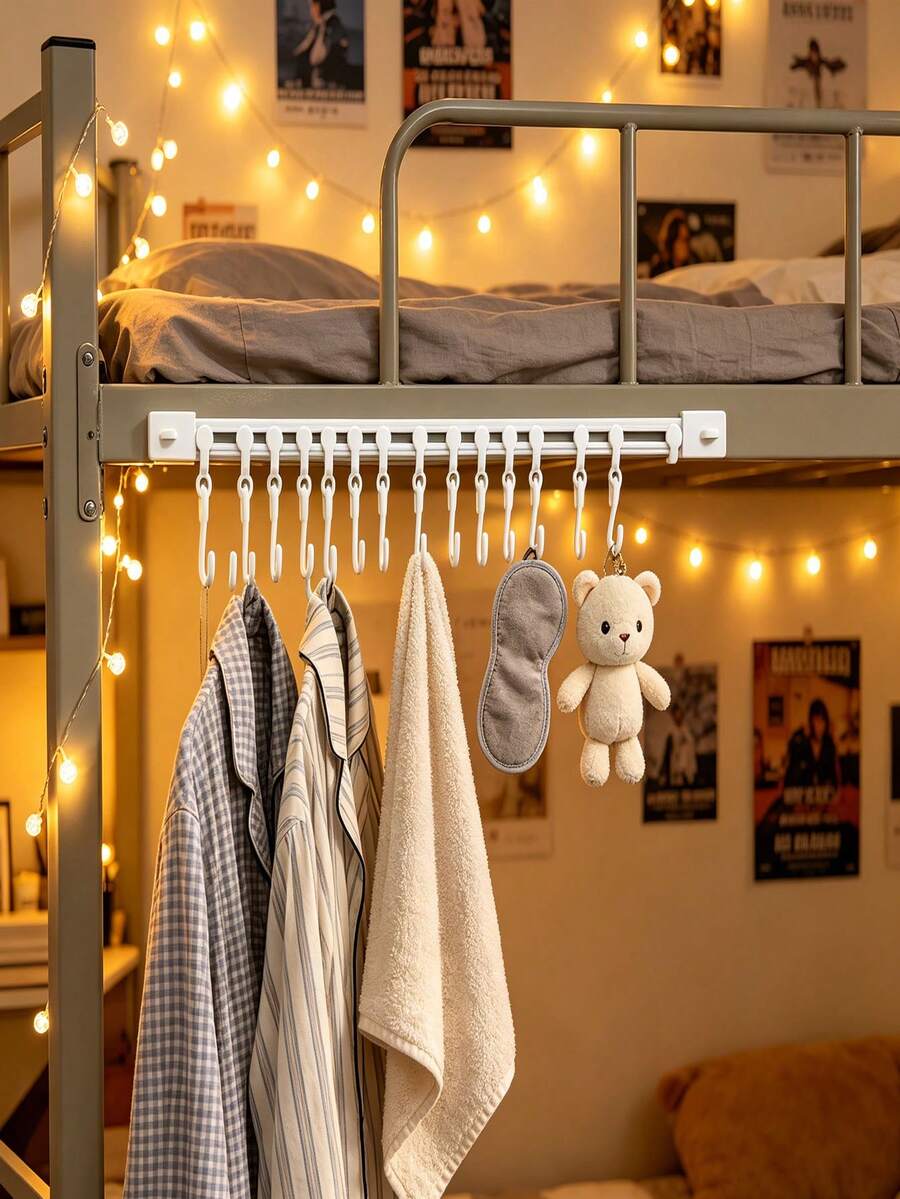 Cabinet Side Adhesive Hooks, Utilizing Unused Cabinet Side Surfaces, Not Occupying Cabinet Door Interior Space, Hanging Aprons, Heat-Resistant Gloves, Kitchen Utensils, Fully Utilizing Corner Space For College Dorms, Kitchen Expansion Storage Hooks - View 1