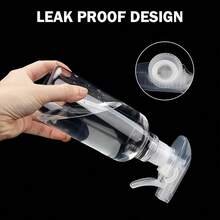 Multifunctional 500ml Spray Bottle - Adjustable Mist And Spray Modes, Leak-Proof Design, Suitable For Hair Care, Plant Watering And Cleaning - Durable Plastic, Refillable, Transparent - A - View 5