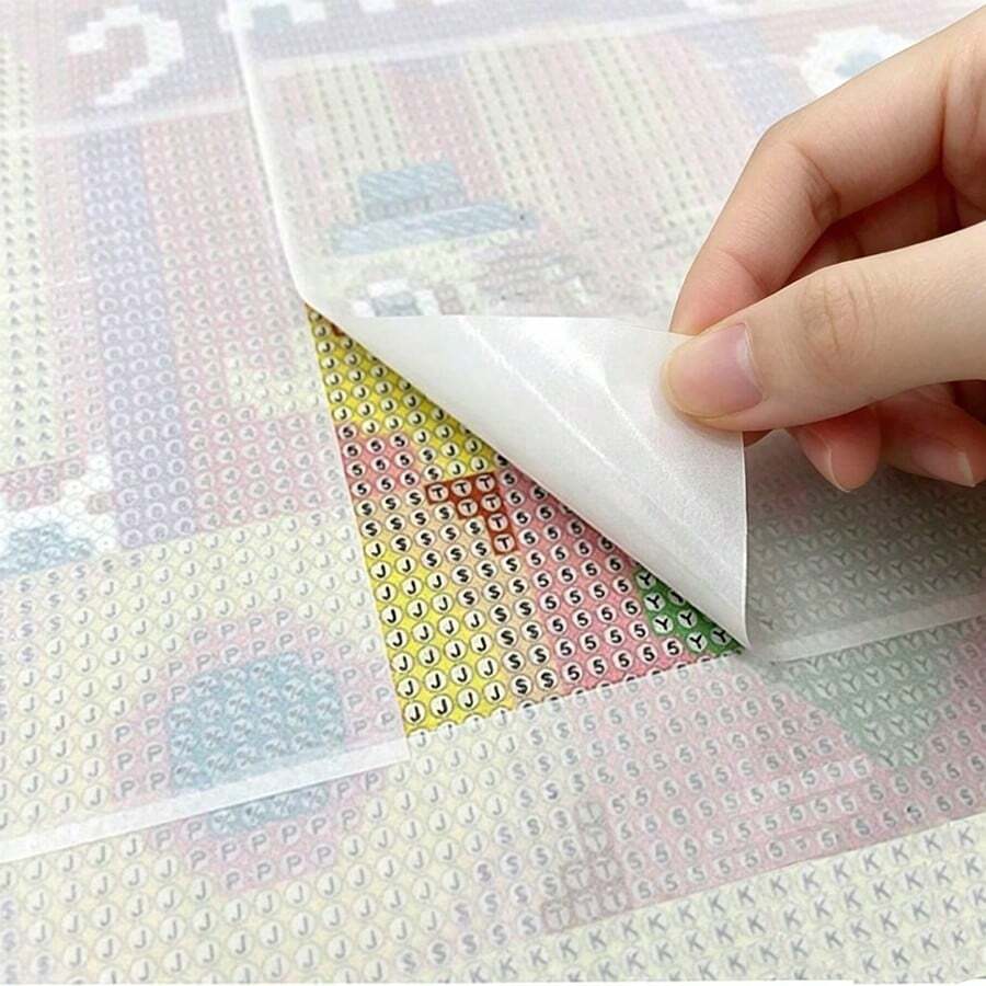 Diamond Painting Accessories Release Paper - New Double-Sided Non-Stick Canvas Protective Film, DIY Diamond Art Kit Handmade Cross Stitch Diamond Tool Dust-Proof Sticker