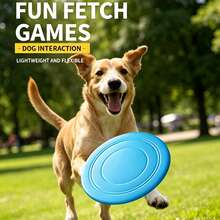 Durable Dog , Outdoor Interactive Training Pet Toy, Durable Suitable For Dogs To Play, Relieve Boredom Dog Chew Toy, Suitable For Puppies And Adult Dogs, Lightweight And Soft Dog , Suitable For Backyard, Beach, Park Games - Multicolor - View 2