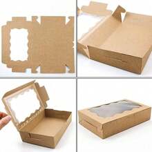 150pcs (50 Boxes + 50 Tags + 50 Ropes) Holiday Party Candy Cookie Chocolate Packaging Paper Boxes, Tags, Ropes Set, Suitable For Wedding, Birthday, Mother's Day, Graduation Party Small Gifts Packaging, Can Hold Candy, Cookies, Chocolate - View 7