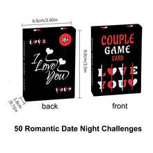 Couples Card Game: Romantic Date Night Deck With Dare Challenges & Deep Connection Prompts - Exciting Evening Activity For Two, Perfect Anniversary & Birthday Gift For Husband & Wife - Multicolor - View 7