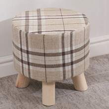Small Wooden Footstool Footrest Pouffe Foot Stool Padded Ottoman Seat Bench B - UK-l277604 - View 7