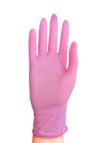 100/50/4pcs White Disposable Nitrile Gloves, Durable Household Cleaning Gloves, Suitable For Kitchen, Bathroom, Cleaning, Food Handling, Tattoo, Beauty, Hair Dyeing, Pets, Beauty Salon, Cleaning Supplies, Household Tools - White - View 8