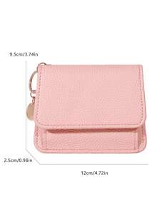 1. Women's Solid Color Minimalist Ultra-Thin Card Holder, Fashionable Women's Card Wallet Coin Purse 2-In-1. Multi-Functional Anti-Theft Design, Suitable For Travel, Business, Commuting And Back To School Scenarios - Multicolor - View 12