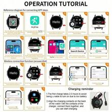 2026 HD Round Screen Smart Watch, Fashionable Strap, Fashionable Digital Watch, Supports Call And Music Control, Unisex Sports Watch - Multicolor - View 4