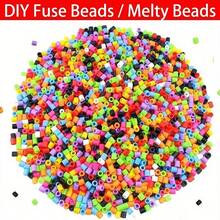 9400pcs 2.6mm Plastic Perler Beads Random Mixed Colors (Includes 1 Pack Of Beads) Suitable For DIY Handmade Iron-On Bead Art Projects, Keychain Decoration, Suitable For Beginners And Craft Enthusiasts - Multicolor - View 8