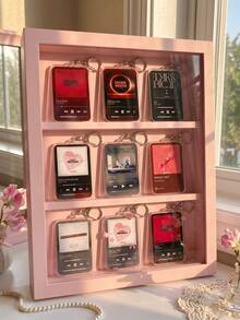 1Pc/9Pcs EN-HYPEN Boy Group Music Player Interface Style Album Acrylic Keyring Packs, Including Drunk-Dazed, Dark Blood, Romance: Untold And Other Popular Album And Song Playback Interface Designs, Fashionable Bag Charm, Suitable For: Back To School Season, Fan Gifts, Exquisite Collection, All Seasons - Multicolor - View 1