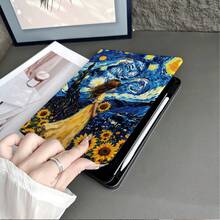 1件星空油畫平板保護殼，附筆槽，相容 iPad 10代智能保護殼/Air 13(M3 2025)/Air 11/11(A16 2025)，相容 OPPO Pad、 MatePad、Vivo Pad、Honor Pad、Xiaoxin Pad - 彩色 - 查看 9