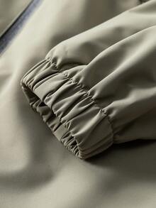 New Women's Spring/Autumn Lightweight Outdoor Zipper Jacket - Grey - View 7