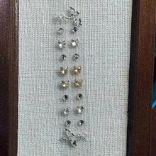 Multi-Style No-Drill Ear Sticker Set, Bowknot Shell Rhinestone Pearl Earrings, Comes With Small Tweezers For Easy Application, Cute Earrings Suitable For Women And Girls Daily Wear And Party, Jewelry Gift, Beauty Accessory - Multiple Specifications - View 8
