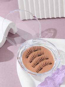 Magnetic False Eyelashes Soft Cross Round Box Portable Storage - View 1