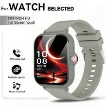 AZRTL 1pc Fashionable Unisex Sports Smartwatch, Wireless Calling, Step Counting, Calorie Tracking, Sports Modes, Stopwatch, Message Notification, Customizable Watch Face, Remote Camera Control, Distance Tracking, Music Playback, Multi-Function Smart Watch, Suitable As A Gift - View 3